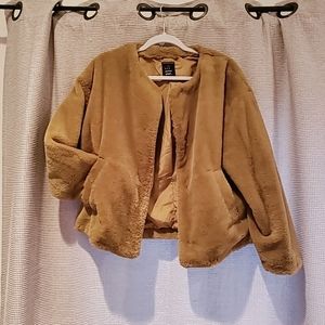 Zara fur coat